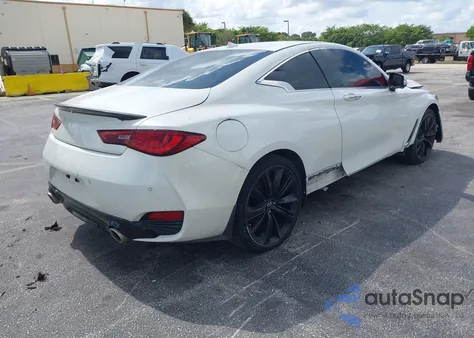 2018 Infiniti Q60 Red Sport 400 from USA, damaged, VIN JN1FV7EL6JM631436